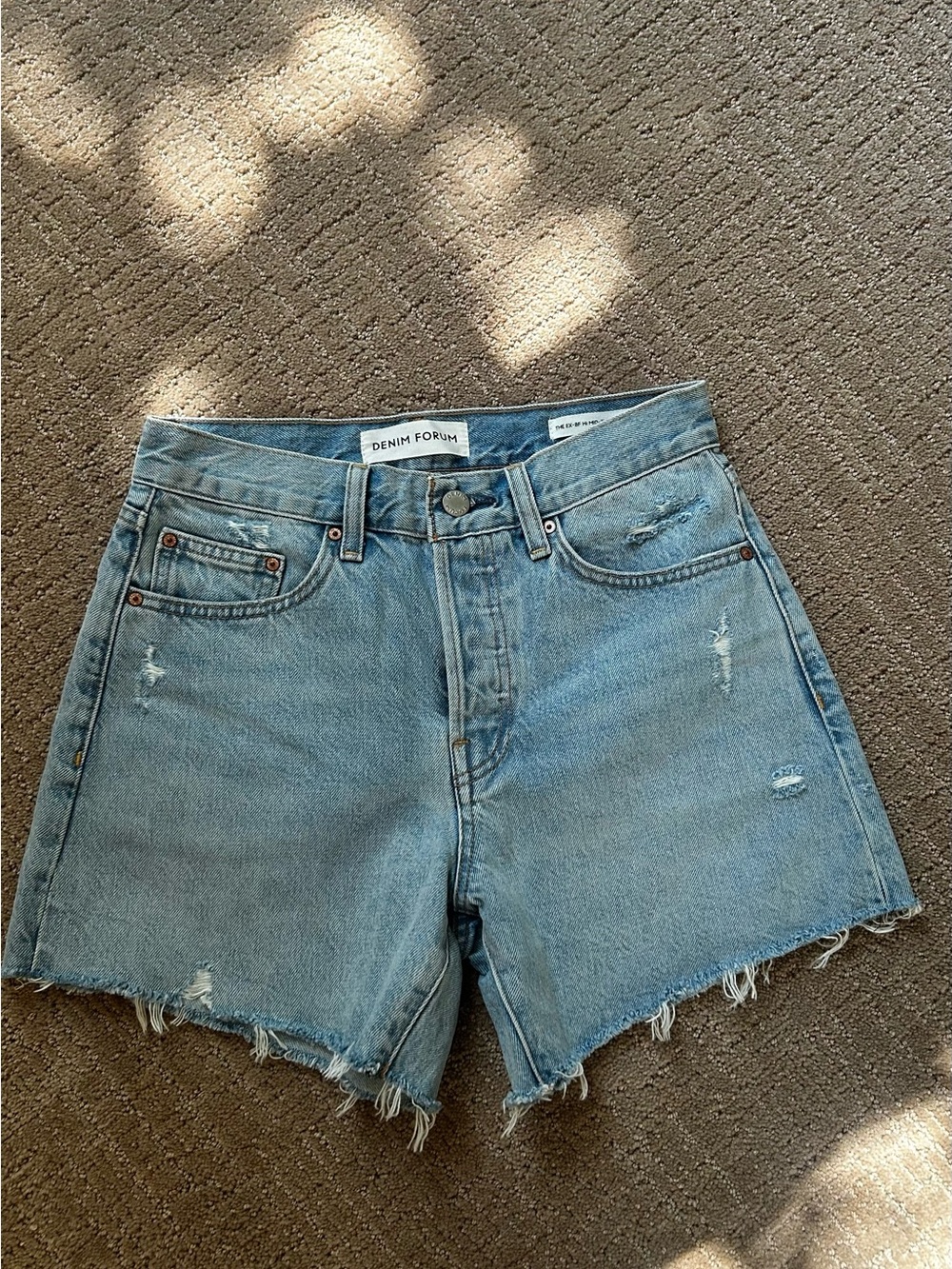 The Ex-Boyfriend Hi Mid-Thigh Denim Short